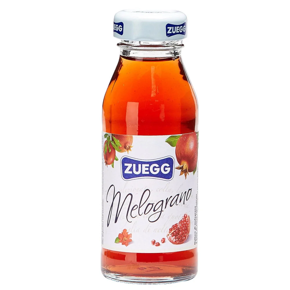 Succo zuegg al melograno confezione da 6 bottiglie di vetro da 125 milliliters - Image 2