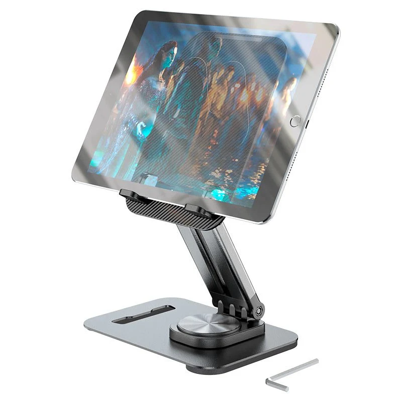 Supporto per Tablet Universale Girevole 360° Nero - Image 3
