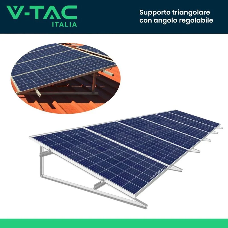Kit Supporto triangolare con angolo regolabile 10°-15° Per VT-450 VT-545 SKU-11387 - Image 3