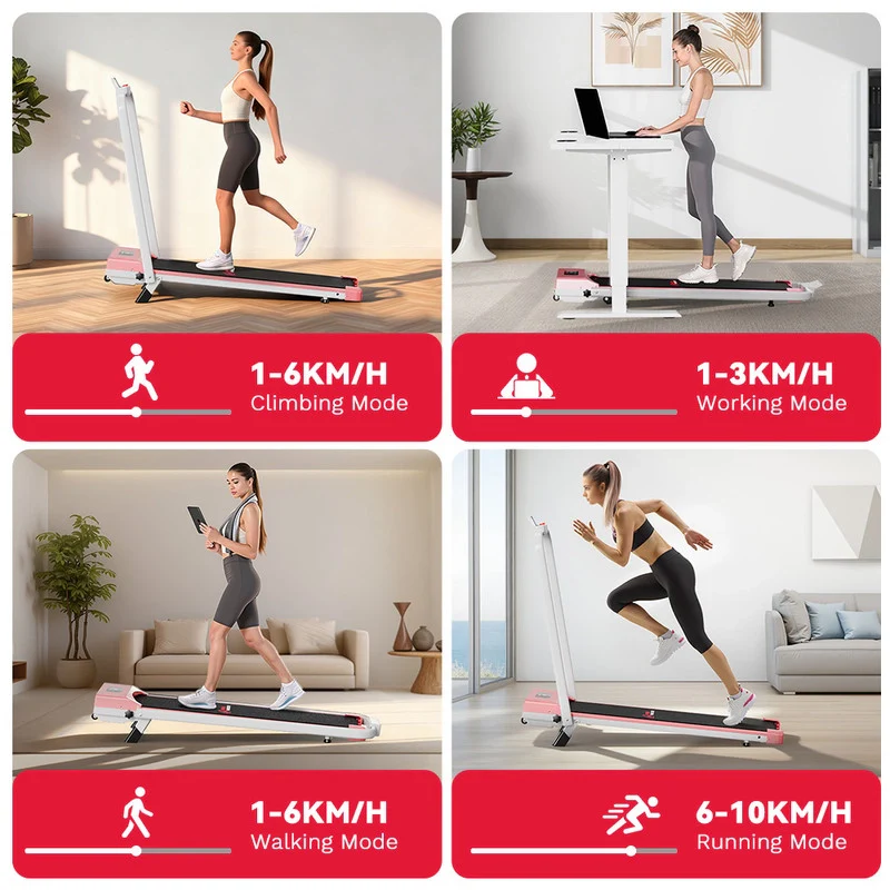 TAPIS ROULANT PIEGHEVOLE E REGOLABILE IN INCLINAZIONE, TAPIS ROULANT PORTATILE 3 IN 1 - Image 8