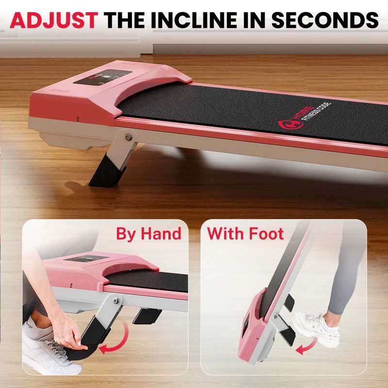TAPIS ROULANT WALKING PAD PER CASA TAPIS ROULANT SOTTO SCRIVANIA CON DISPLAY LED ROSA - Image 6