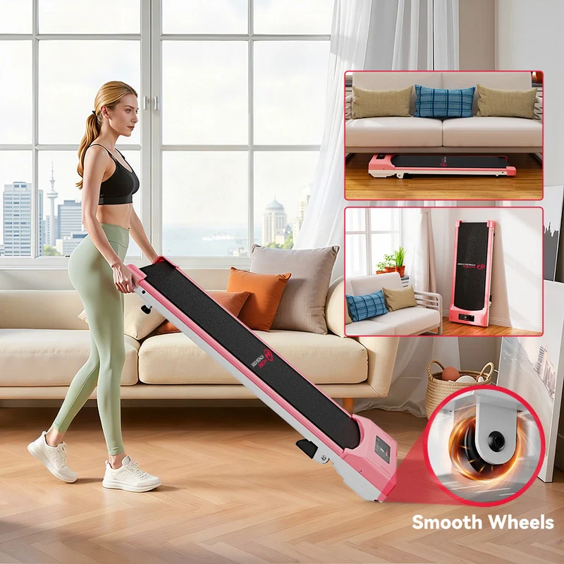 TAPIS ROULANT WALKING PAD PER CASA TAPIS ROULANT SOTTO SCRIVANIA CON DISPLAY LED ROSA - Image 8