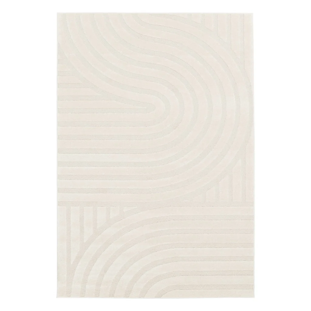 Tappeto interno con archi color crema