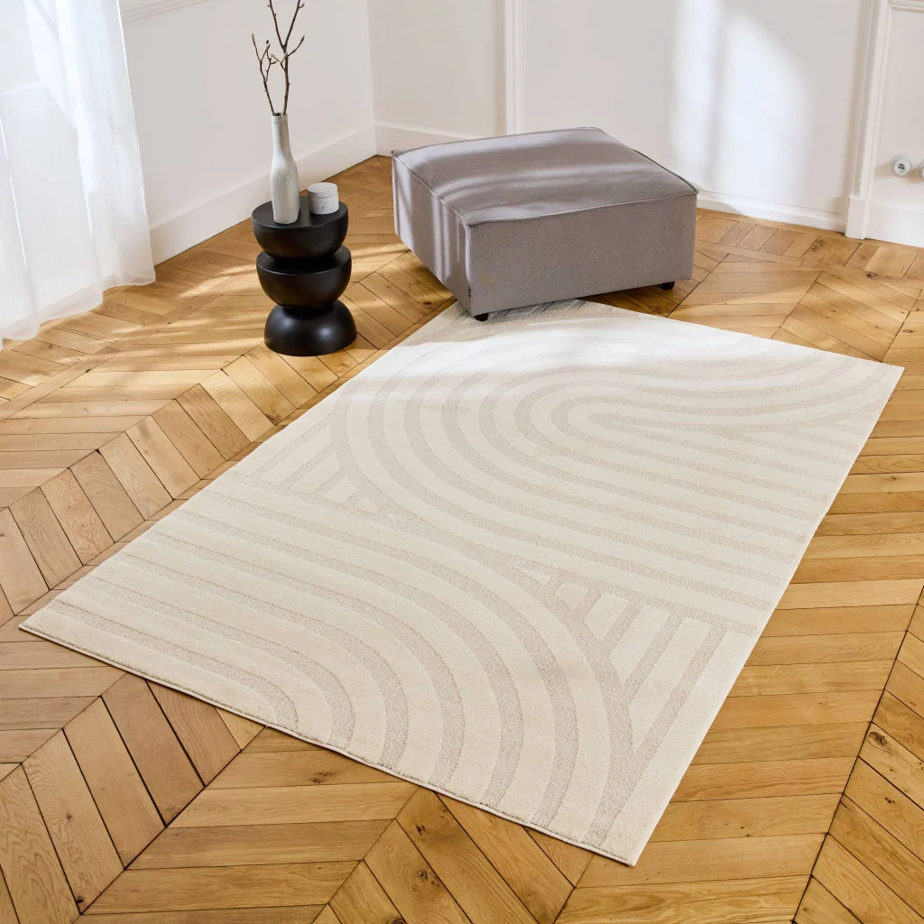 Tappeto interno con archi color crema - Image 2
