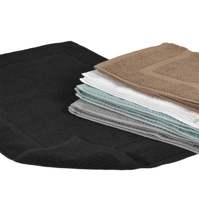 Tappeto scendi doccia 100% cotone colore Nero 45x65 cm - Image 10