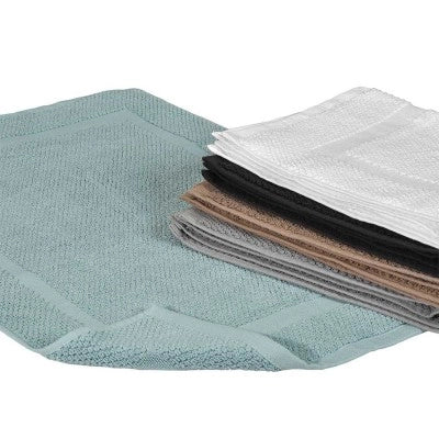 Tappeto scendi doccia 100% cotone verde acqua 45x64 cm - Image 10