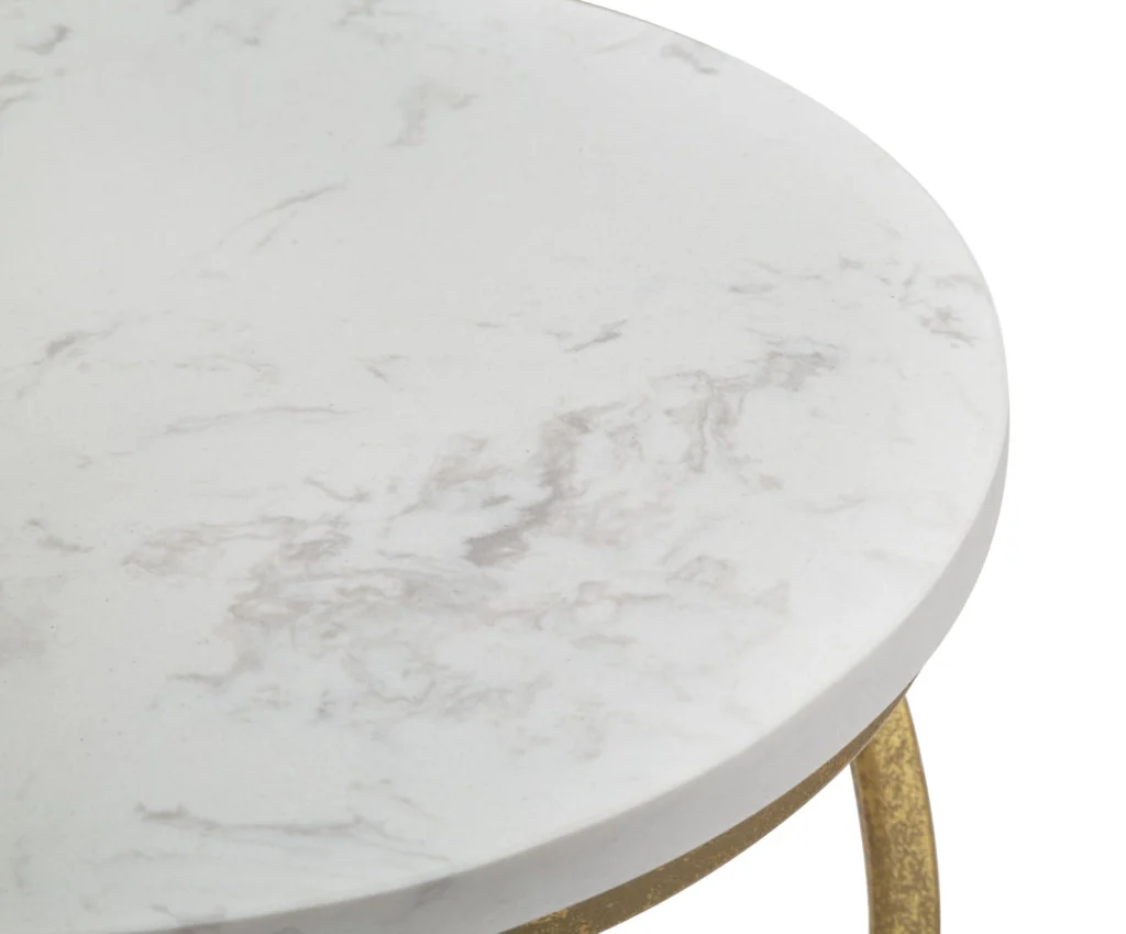 TAVOLINETTO SPIRAL MARBLE CM Ø 27,5X47,5 - Image 3