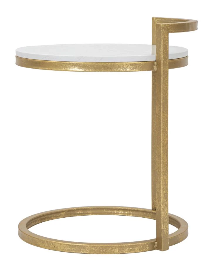 TAVOLINETTO ROUND MARBLE CM 40X43X50 - Image 2