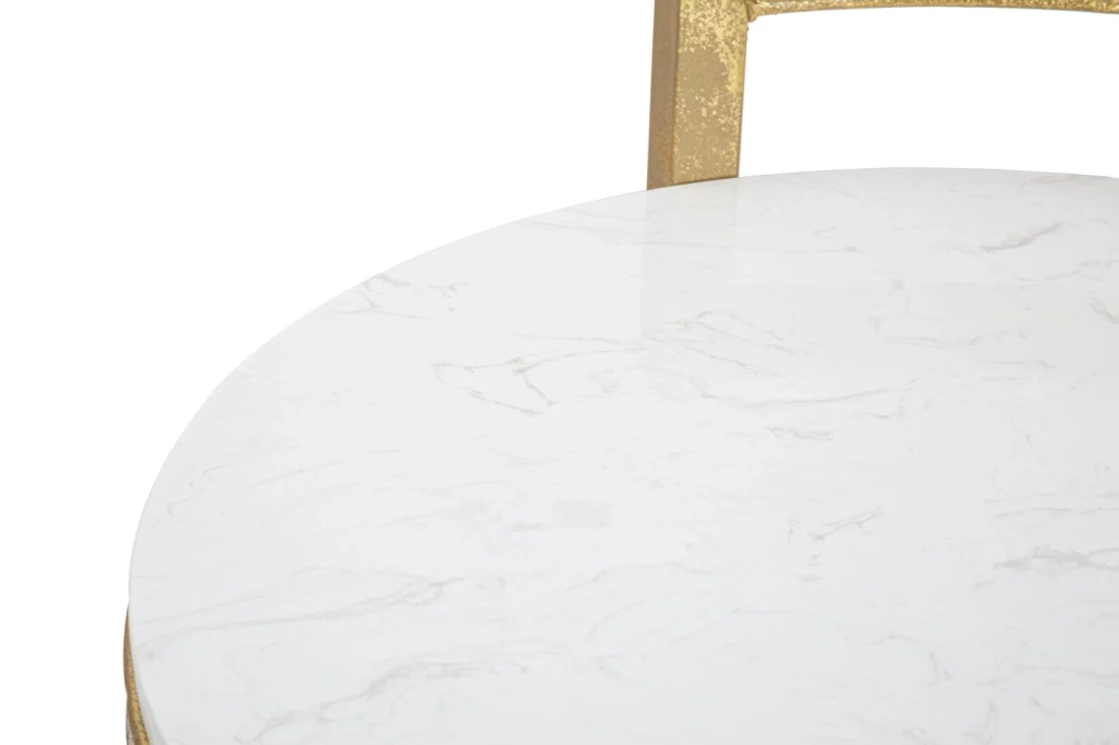 TAVOLINETTO ROUND MARBLE CM 40X43X50 - Image 4
