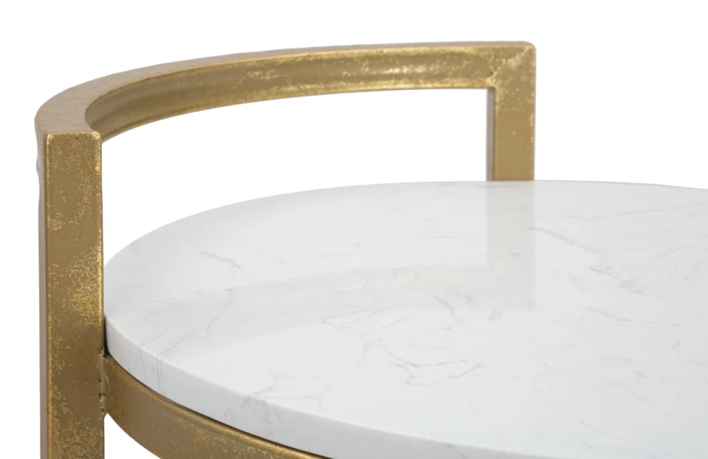 TAVOLINETTO ROUND MARBLE CM 40X43X50 - Image 5