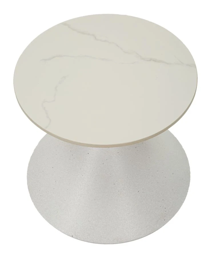 TAVOLINETTO WHITE CM Ø 42x40 - Image 2