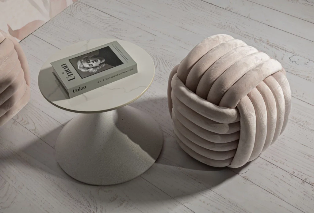 TAVOLINETTO WHITE CM Ø 42x40 - Image 5