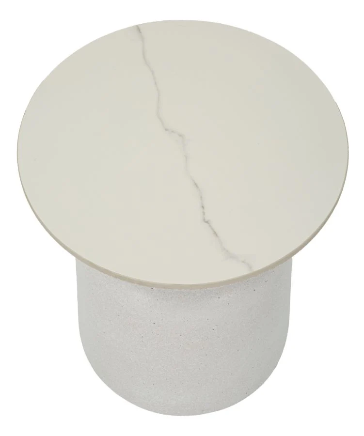 TAVOLINETTO WHITE FUSH CM Ø 40X47 - Image 2
