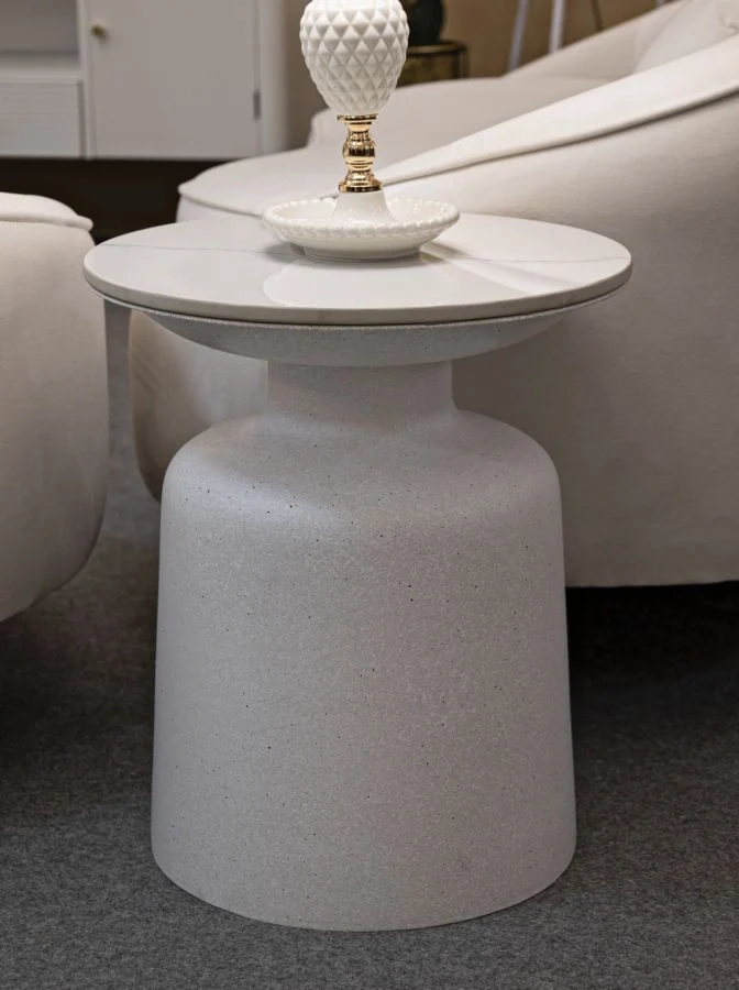 TAVOLINETTO WHITE FUSH CM Ø 40X47 - Image 5