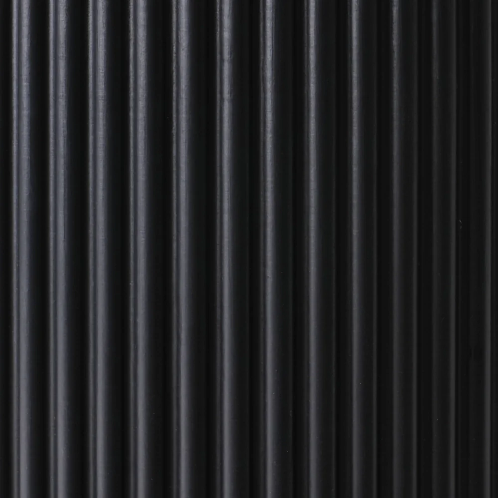 Tavolino a coste in fibra di vetro MgO di forma rotonda Resistente ai raggi UV nero Macchie di ruggine Acqua e vento Soggiorno all'aperto - Image 5