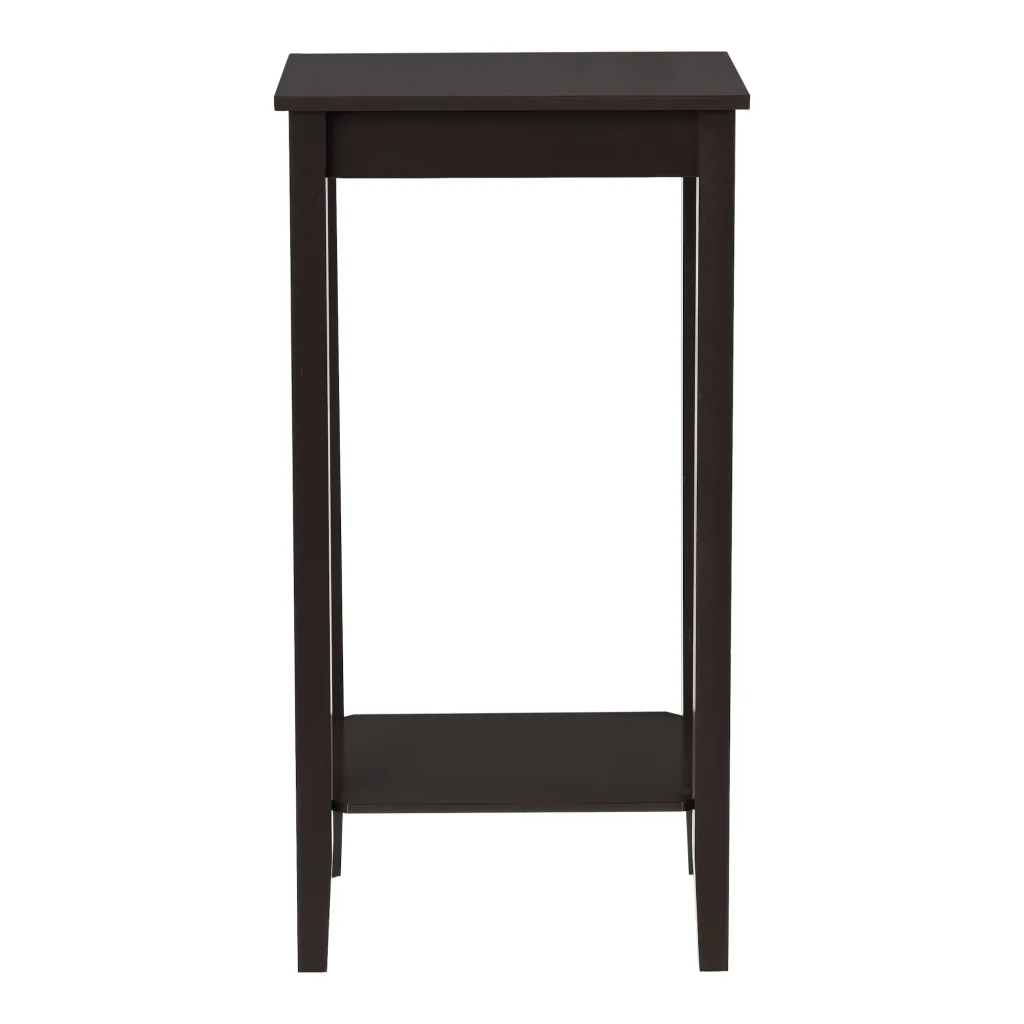 Tavolino da Divano 74 x 38 x 30 cm Tavolo da Salotto/Soggiorno/Cucina Tavolino in MDF con Ripiano Portaoggetti Portafiori - Color caffè - Image 4