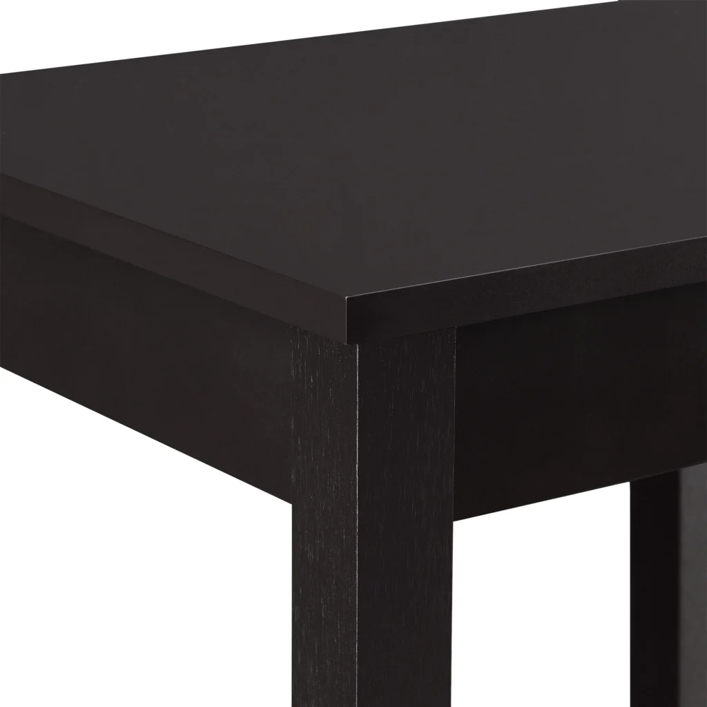 Tavolino da Divano 74 x 38 x 30 cm Tavolo da Salotto/Soggiorno/Cucina Tavolino in MDF con Ripiano Portaoggetti Portafiori - Color caffè - Image 5