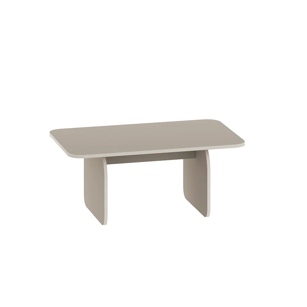 Tavolino da salotto Pietra con gambe a pannello piatto in colore cashmere - Image 3