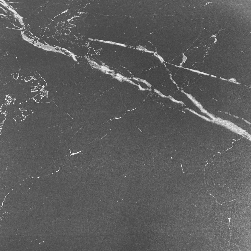Tavolo allungabile Kyoto con piano in ceramica effetto marmo nero ardesia opaco e struttura in metallo nero - Image 4