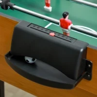 Tavolo Multigioco 4 in 1 con Calcio Balilla, Biliardo, Ping Pong e Hockey da Tavolo, 107x61x84.5cm - Image 9