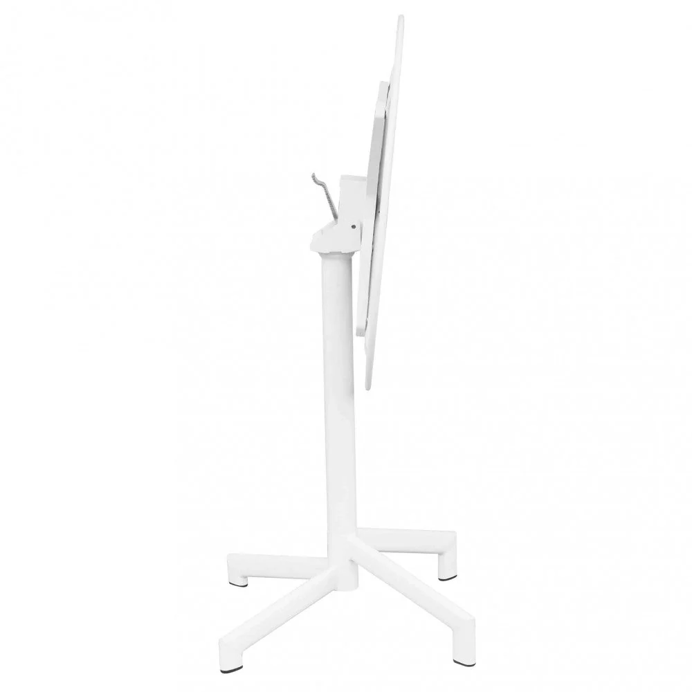 Tavolo Vega Ø60x74 h cm in Acciaio Bianco - Image 2