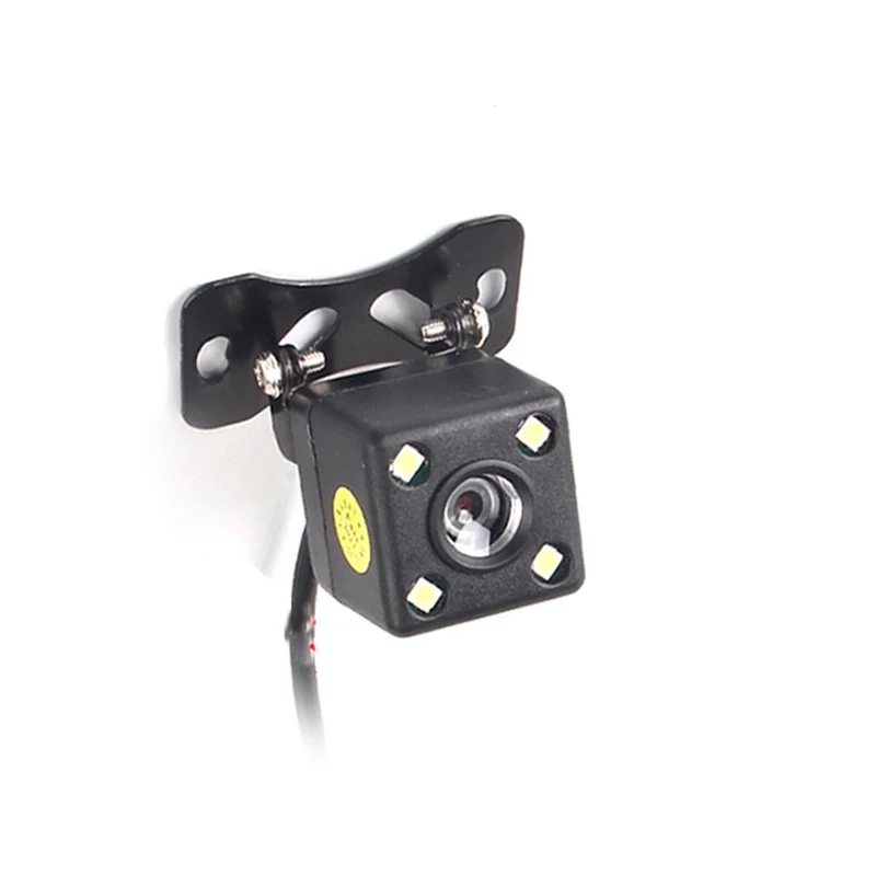 Telecamera Retromarcia Portatarga Quadrata 25X25mm Con 4 Led Sensore CMD Visione Notturna 12V Auto IP67 - Image 2