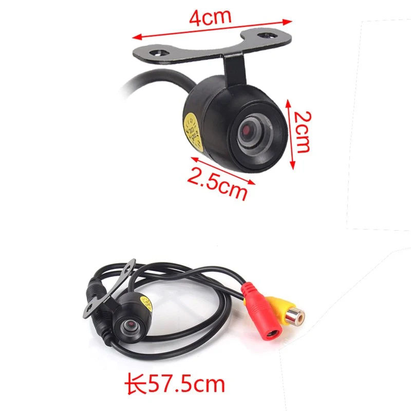 Telecamera Retromarcia Portatarga Quadrata 25X25mm Con 4 Led Sensore CMD Visione Notturna 12V Auto IP67 - Image 5