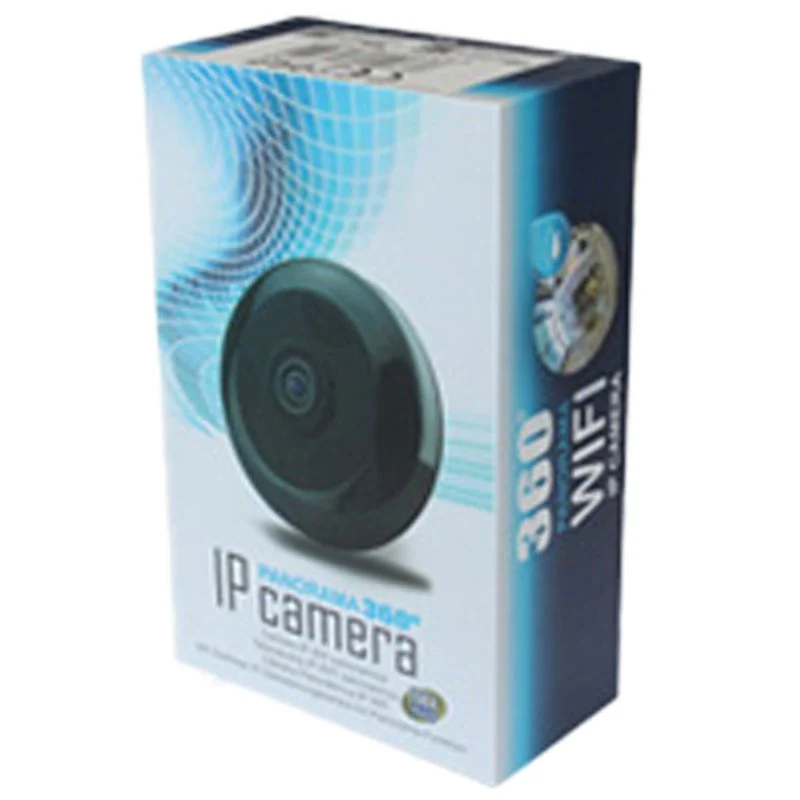 Telecamera WiFi 360° Fisheye HD 960p 2MP Telecamera di Sorveglianza Stanza Bimbo Salotto Interno Audio Bidirezionale Riproduzione Video - Image 3
