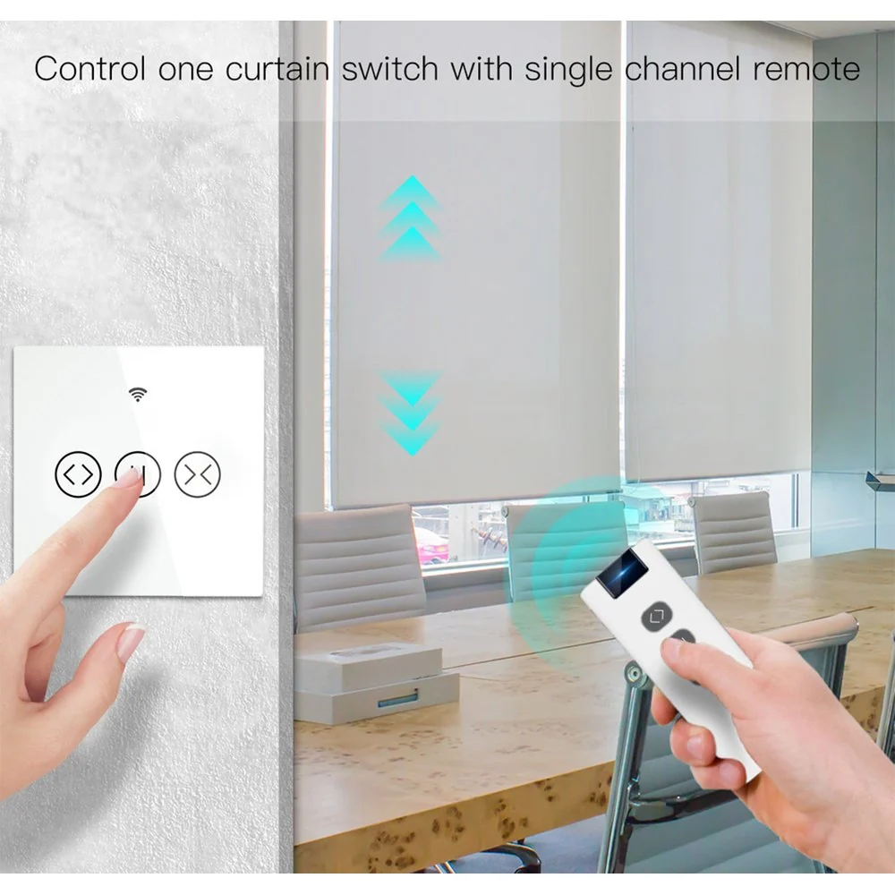 Telecomando Wireless RF 433MHz per Tende e Tapparelle Elettriche, 3 Tasti Per 1 Scena, APP Tuya/Smart Life, Alimentazione a Batteria LR23A (Esclusa), Design Compatto 109x36mm  SH1901 - Image 3