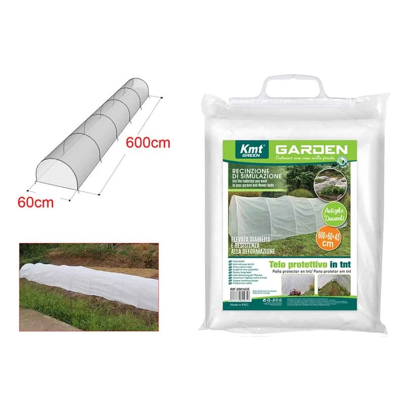 Telo Antighiaccio Protettivo in Plastica Elevata Stabilità e Resistenza alla Deformazione con Anelli in Ferro 600x60x45cm - Image 3