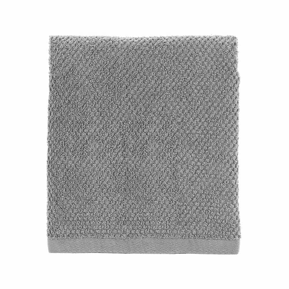 Telo bagno per doccia 90x140 cm grigio in cotone 100% - Image 4