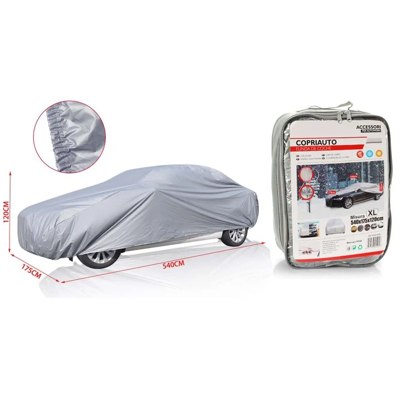 Telo Copriauto da Esterno Per Berline Misura XL 540X175X120cm Impermeabile Antigraffio Resistente - Image 2