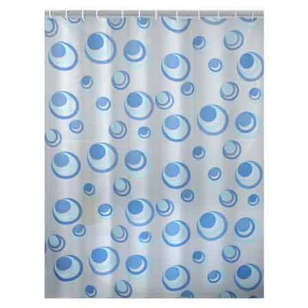 TENDA DOCCIA IN PEVA 'ORBITA' 120x200 cm Azzurro - GEDY