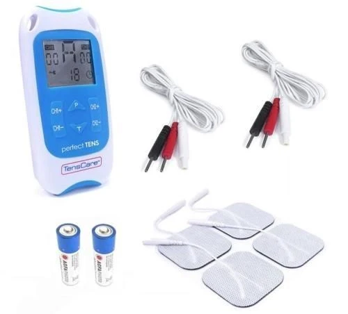 TensCare perfect TENS stimolatore di muscolo elettronico Piastra adesiva Blu, Bianco - Image 5
