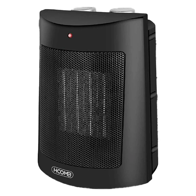 Termoventilatore in Ceramica con Potenza Regolabile 900W 1800W con Autoprotezione Surriscaldamento Rettangolare Nero - Image 4