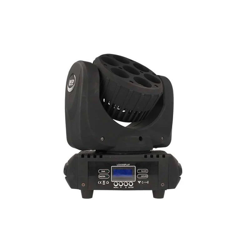 Testa Mobile Led RGBW 7X12W Led Osram Beam 8 Gradi 4 in 1 - Image 2