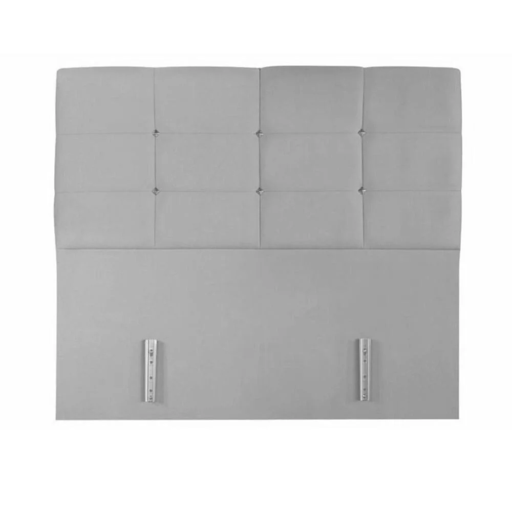 Testiera letto Nova 120x8x110H cm. in ecopelle tortora - Image 3