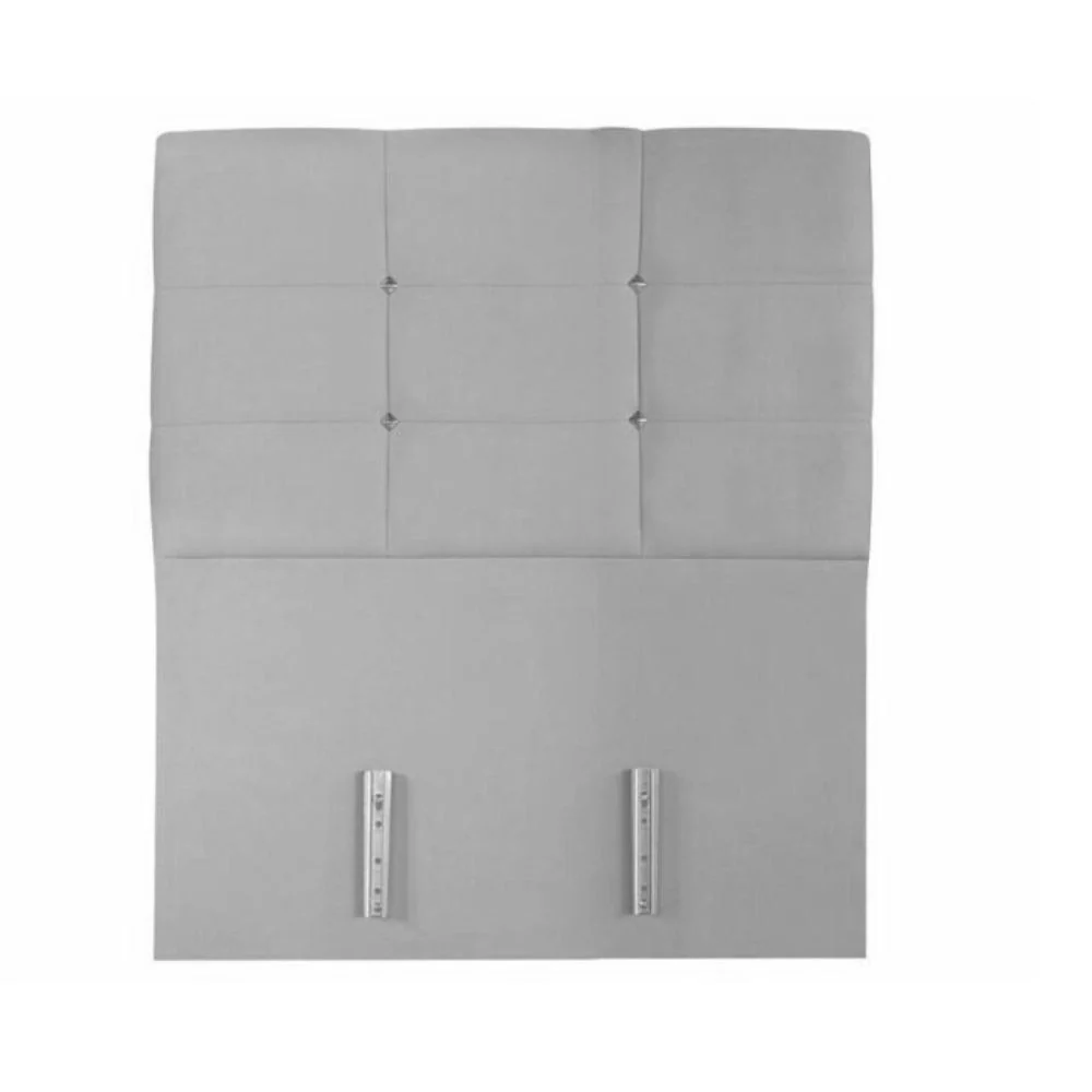 Testiera letto Nova 90x8x110H cm. in ecopelle beige - Image 3