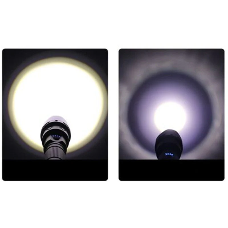 Torcia Led Ricaricabile Super Potente 3500 Lumen Zoomabile Raggio Fino a 500 Metri - Image 2