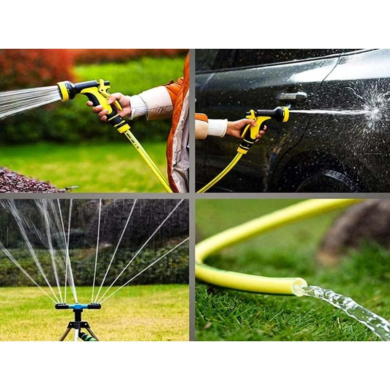 Tubo Irrigazione Retinato 3 Strati Nero Verde 3/4'' 19mm 30 Metri Tubo Flessibile da Giardino - Image 3