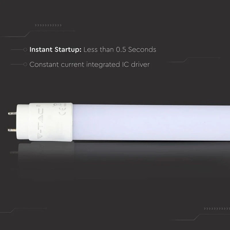 Tubo LED T8 18W G13 120cm 3000K 1850LM in Nanoplastica Incluso Starter Alimentazione da Un Lato SKU-216263 - Image 4