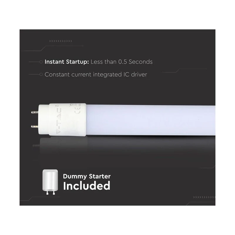 Tubo Led T8 G13 120cm 160lm/W 12W 1920lm Neutro 4000K Super Luminoso Massimo Risparmio Energetico SKU-216478 - Image 3