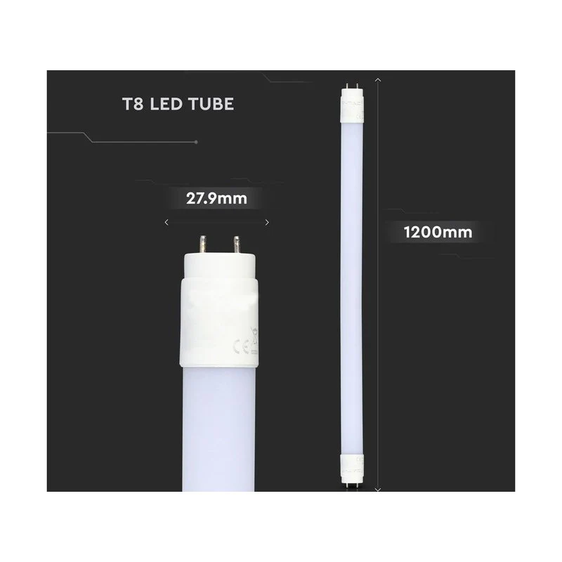 Tubo Led T8 G13 120cm 160lm/W 12W 1920lm Neutro 4000K Super Luminoso Massimo Risparmio Energetico SKU-216478 - Image 4