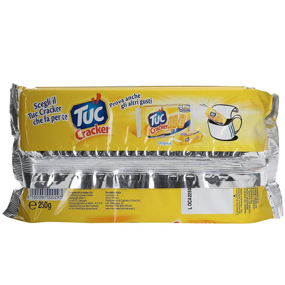 Tuc crackers gusto olio d'oliva rosmarino ed erbe aromatiche multipack da 250 grammi snacks salato - Image 2