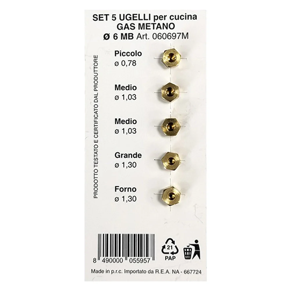 UGELLI PER CUCINA per metano  - IDROBLOK