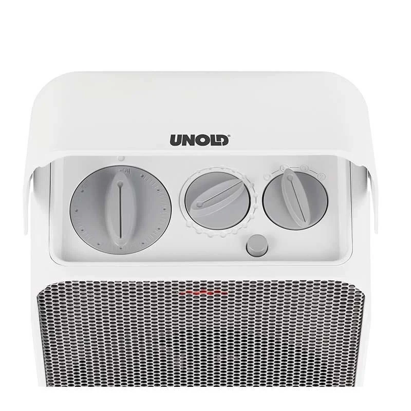 Unold 86450 stufetta elettrica Interno Grigio, Bianco 2000 W Riscaldatore ambiente elettrico con ventilatore - Image 8