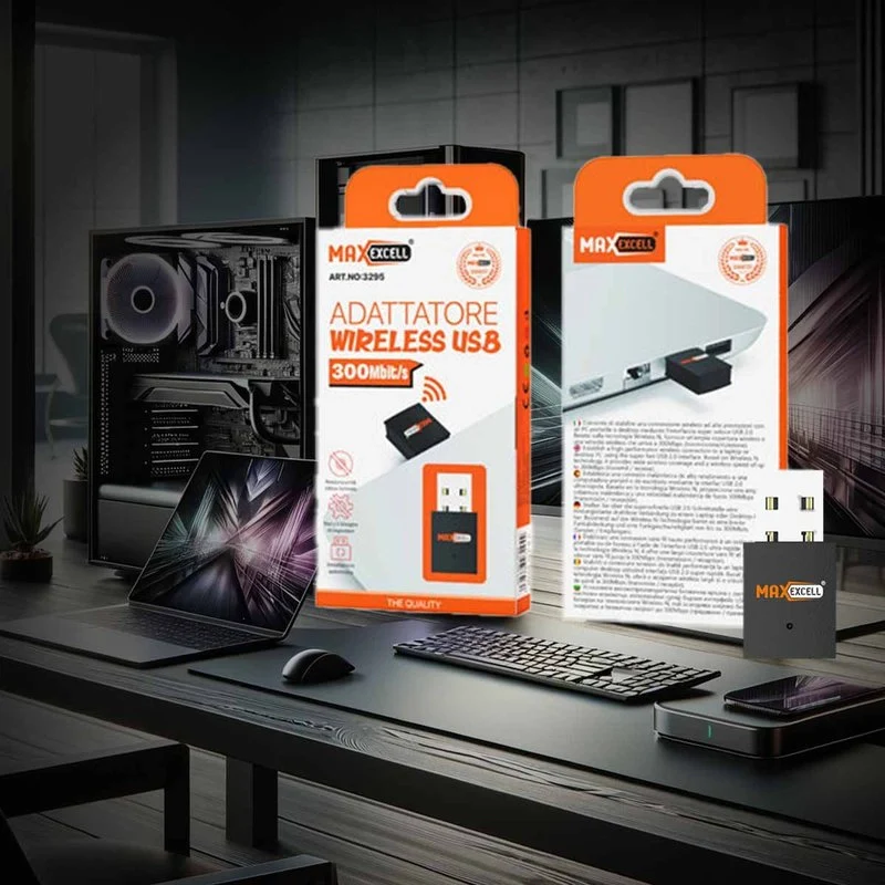 USB 2.0 Scheda di Rete da 300mbit/s Plug and Play Installazione Automatica per Computer Fisso e Portatile Compatibile con Windows - Image 3