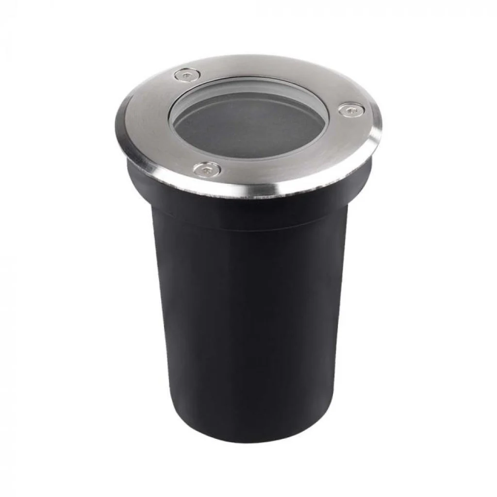 Portafaretto LED Segnapasso a Cilindro (Max 35W) Rotondo Colore Nero IP67  10374