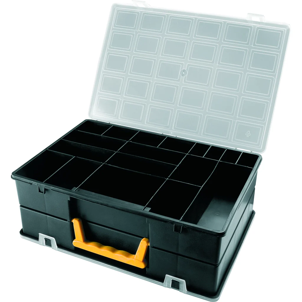 VALIGETTA DOPPIA 360X252X128MM CON SEPARATORI