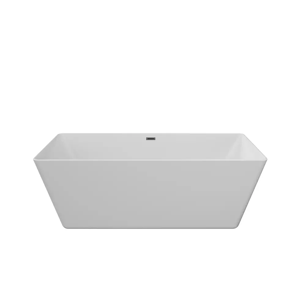 Vasca da bagno freestanding 170cm acrilico bianco lucido | Letizia - Image 4